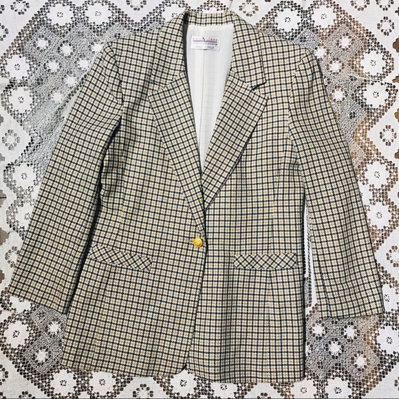 Vintage Jackets & Blazers - Vintage wool blazer jacket